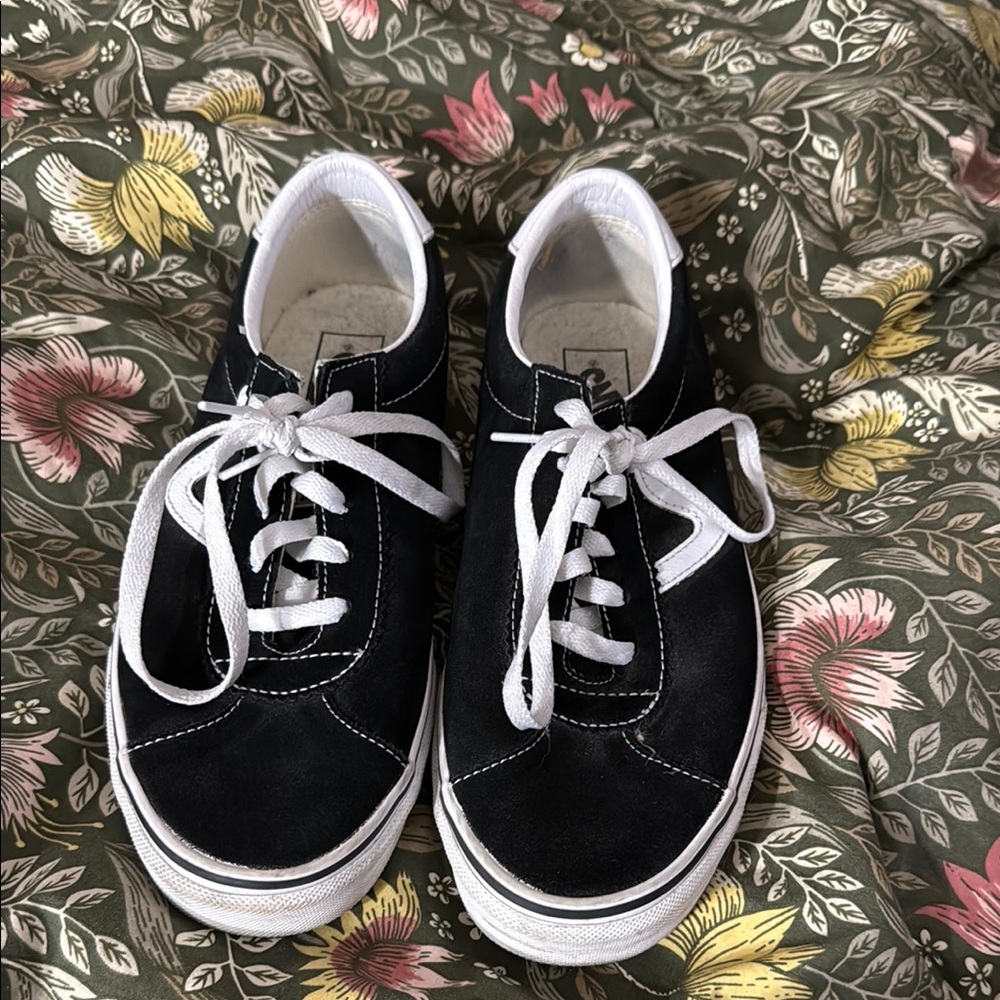 Vans Black and White Sneakers